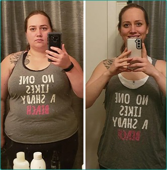 Before and after: JNK client